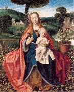 PROVOST, Jan The Virgin and Child in a Landscape oil